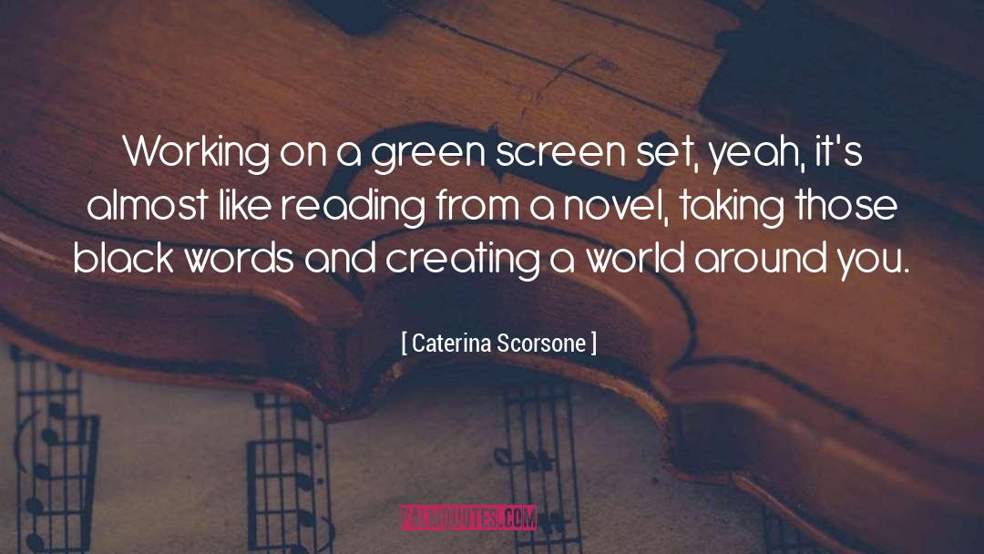Reading Words quotes by Caterina Scorsone