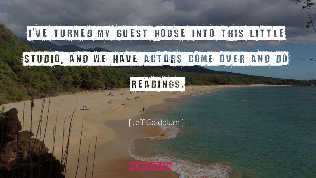 Readings quotes by Jeff Goldblum