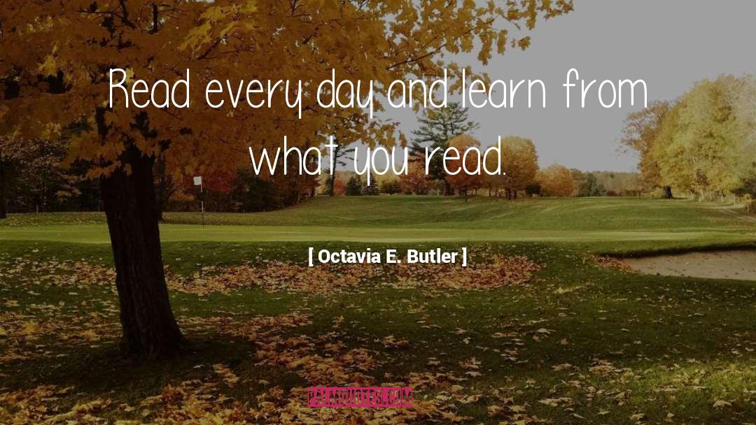 Reads quotes by Octavia E. Butler