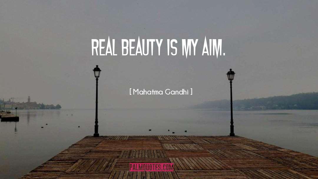 Real Beauty quotes by Mahatma Gandhi