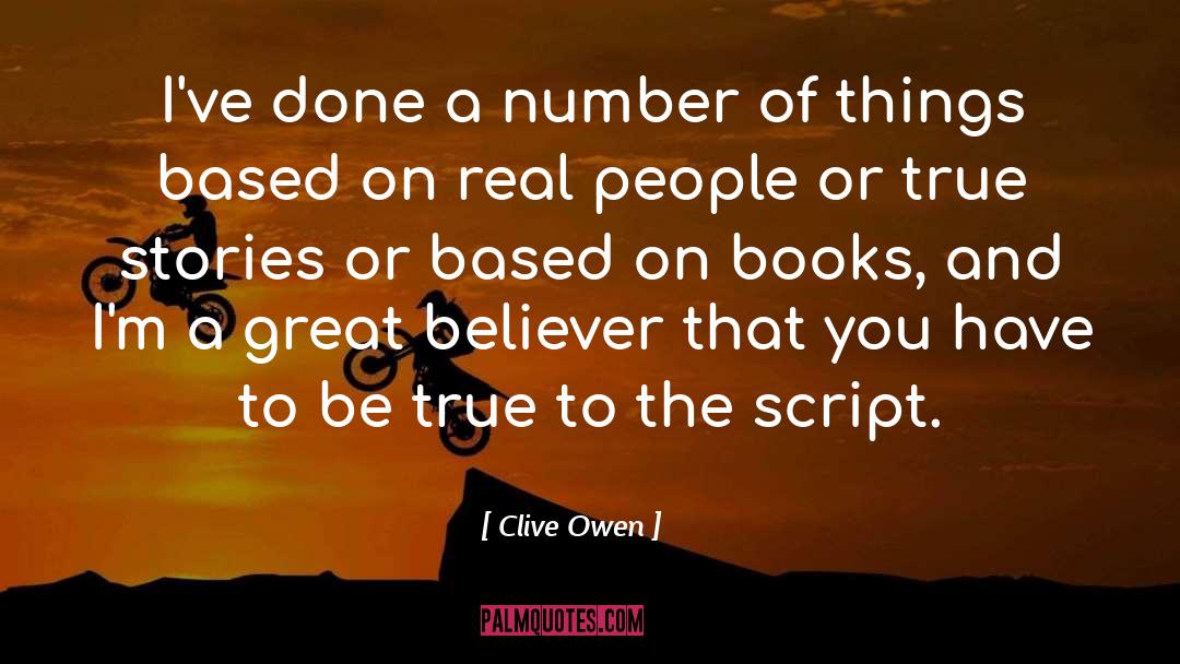 Real Challenge quotes by Clive Owen