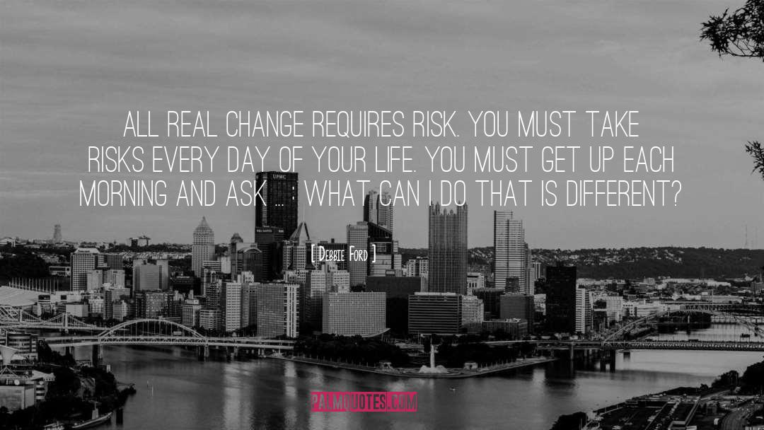 Real Change quotes by Debbie Ford