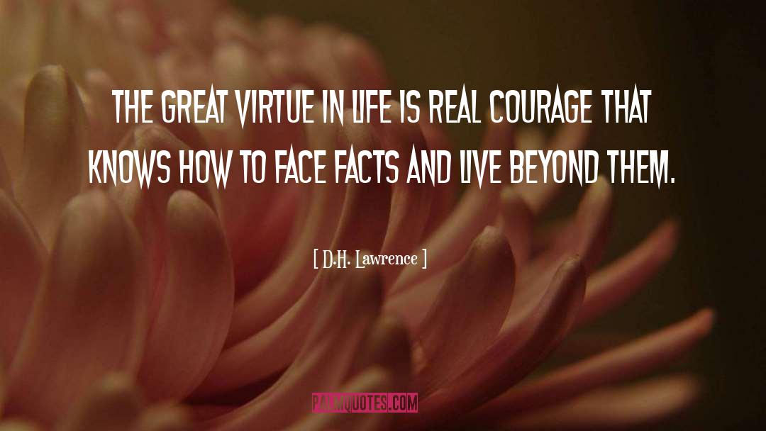 Real Courage quotes by D.H. Lawrence