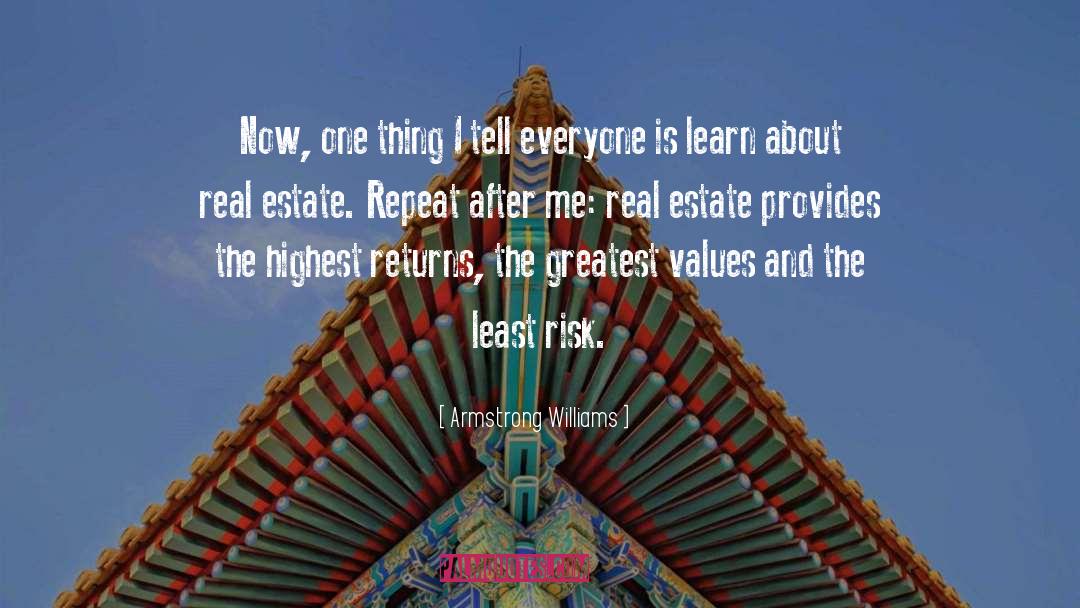 Real Estate Investing quotes by Armstrong Williams