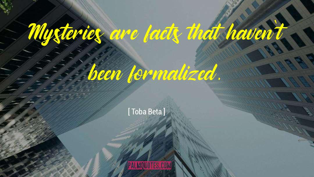 Real Fact quotes by Toba Beta