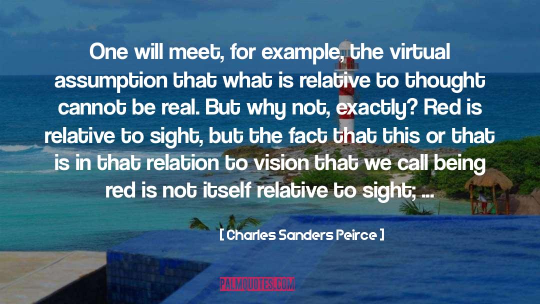 Real Fact quotes by Charles Sanders Peirce
