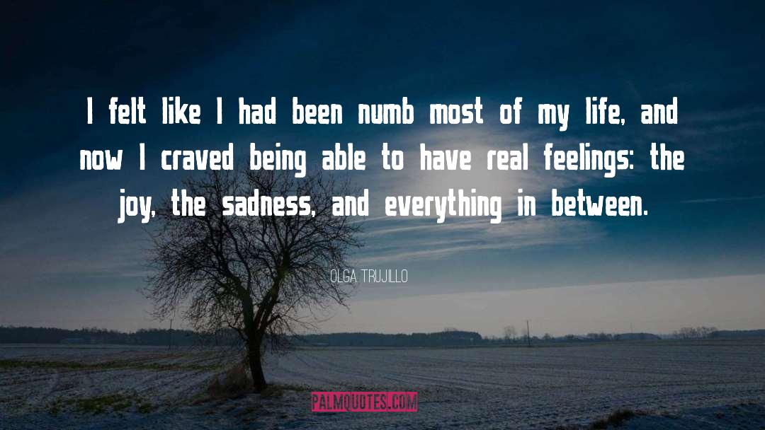 Real Feelings quotes by Olga Trujillo