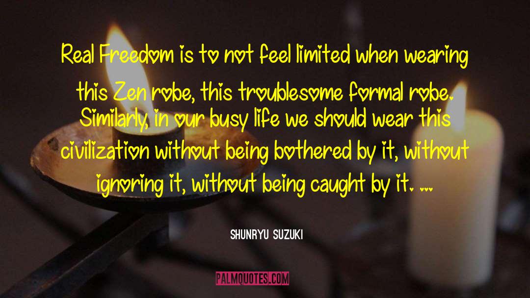 Real Freedom quotes by Shunryu Suzuki