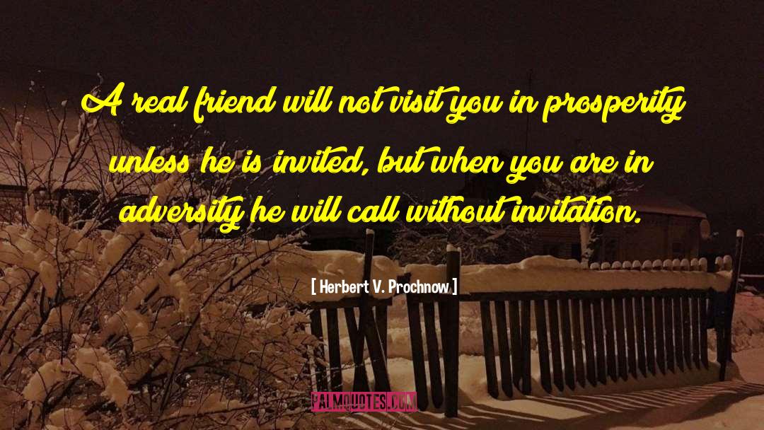 Real Friend quotes by Herbert V. Prochnow