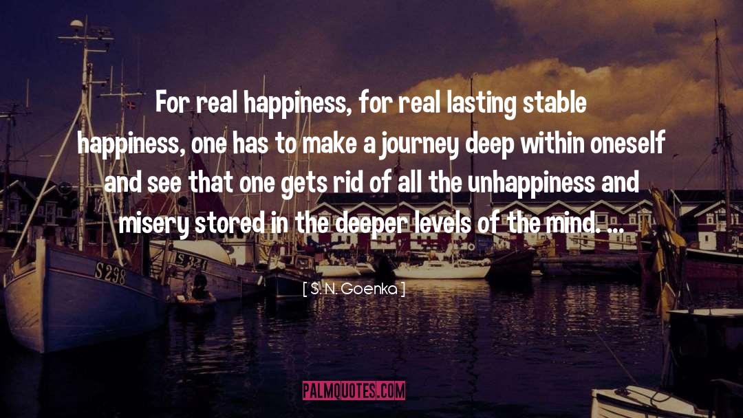 Real Happiness quotes by S. N. Goenka