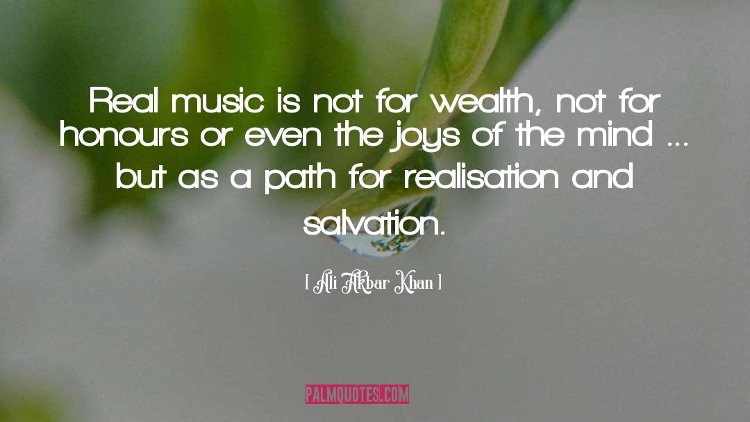Real Joy quotes by Ali Akbar Khan