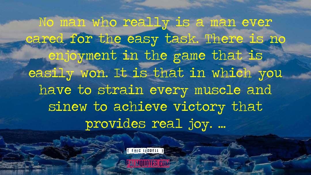 Real Joy quotes by Eric Liddell