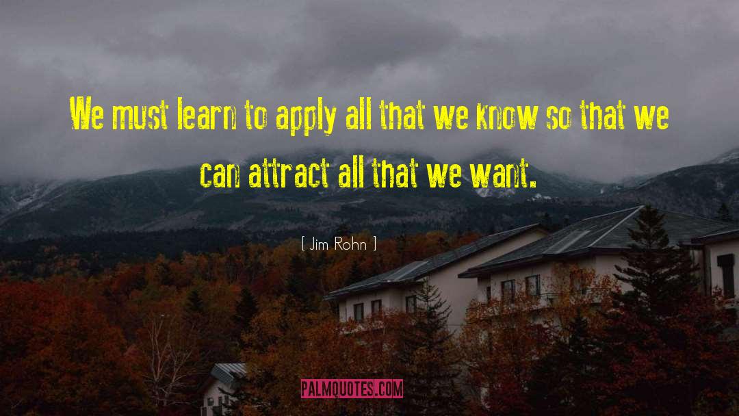 Real Law Of Attraction quotes by Jim Rohn