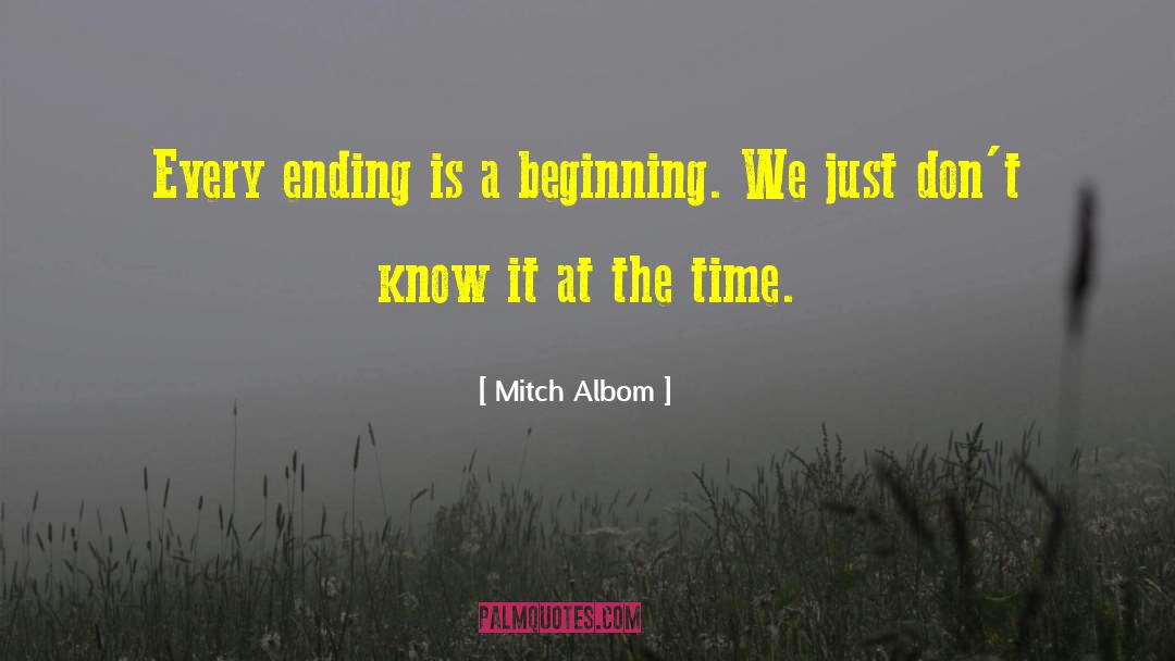 Real Life Endings quotes by Mitch Albom