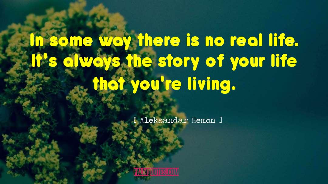 Real Life Scenarios quotes by Aleksandar Hemon