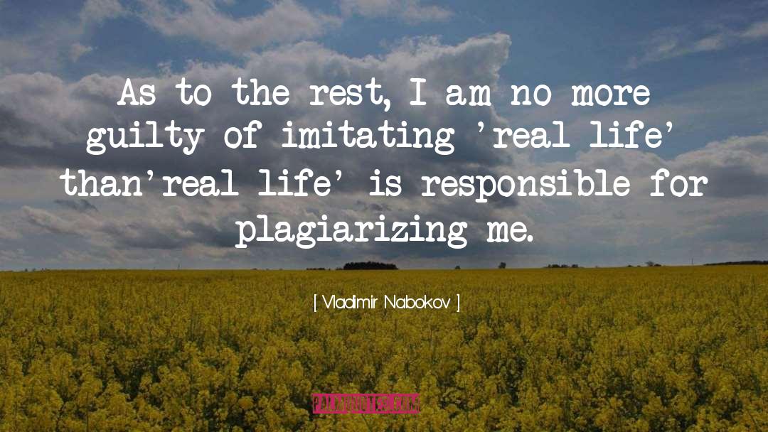 Real Life Scenarios quotes by Vladimir Nabokov