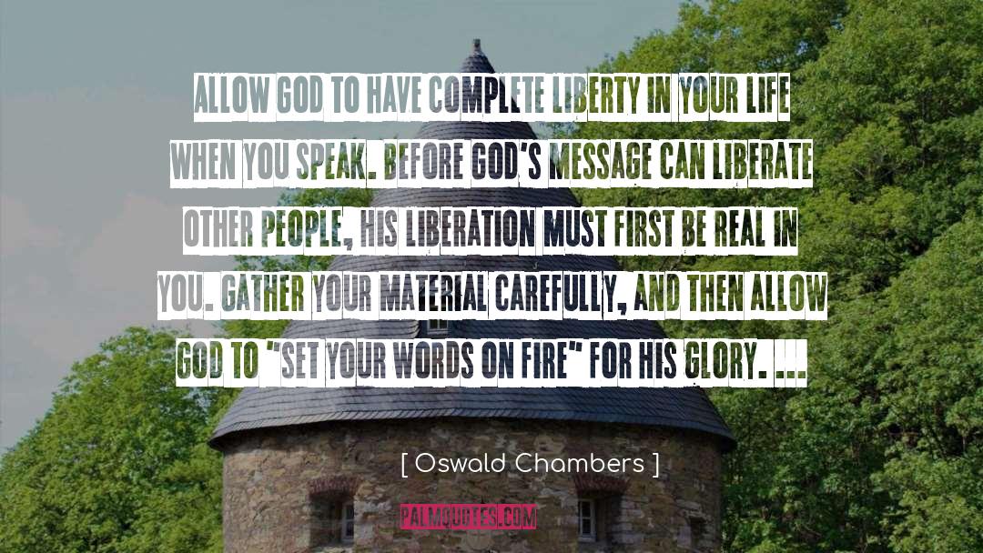 Real Life Struggle quotes by Oswald Chambers