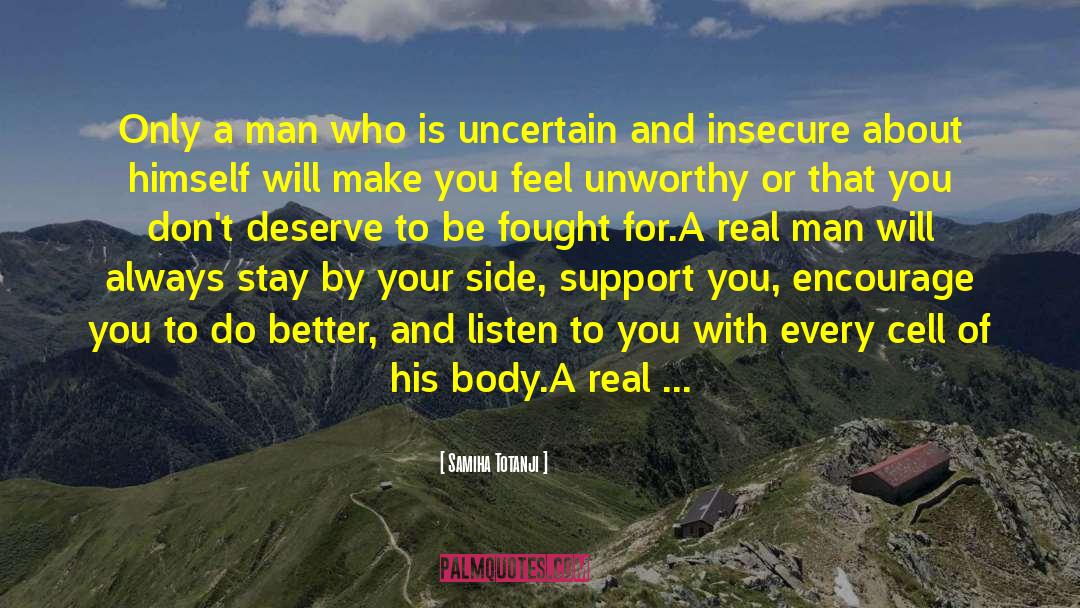 Real Man quotes by Samiha Totanji