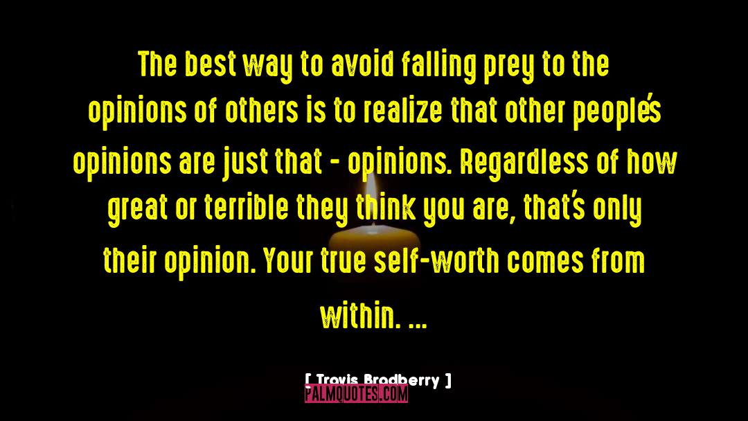 Real Morality Comes From Within quotes by Travis Bradberry