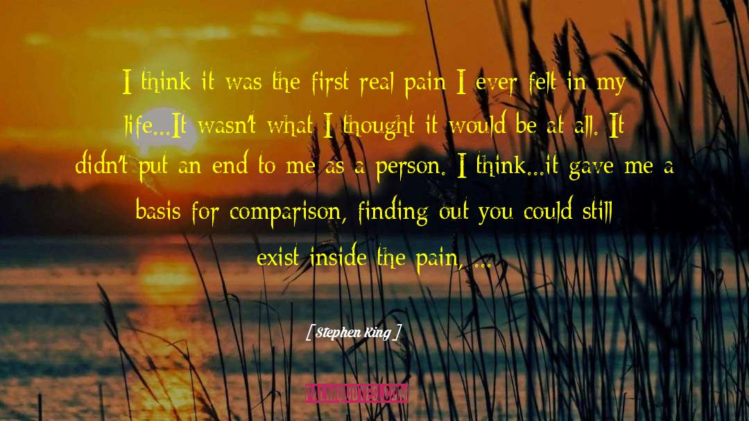 Real Pain quotes by Stephen King