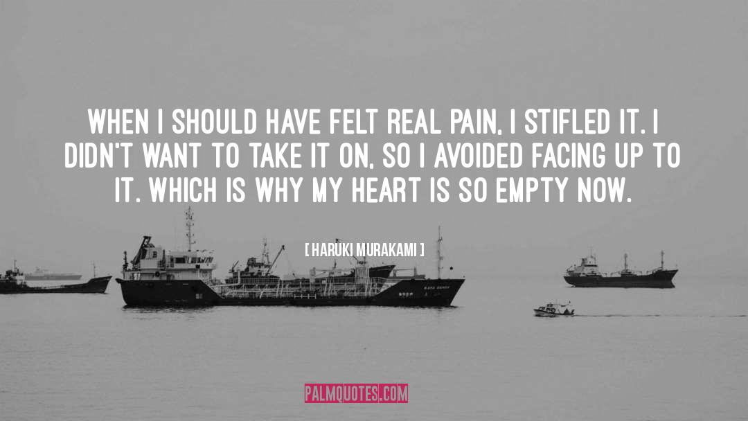 Real Pain quotes by Haruki Murakami