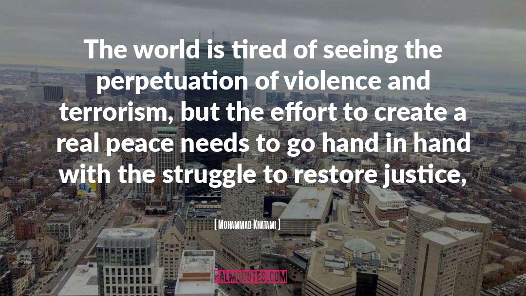 Real Peace quotes by Mohammad Khatami