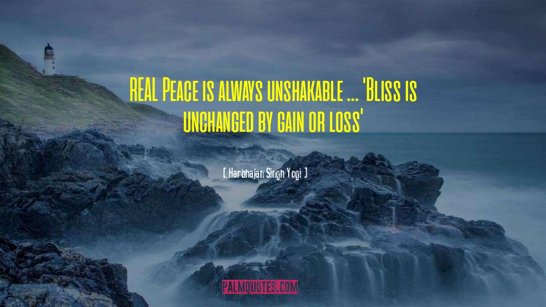 Real Peace quotes by Harbhajan Singh Yogi