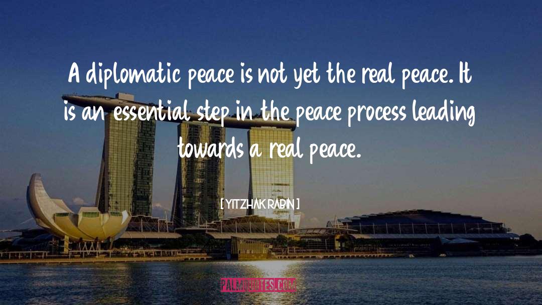 Real Peace quotes by Yitzhak Rabin