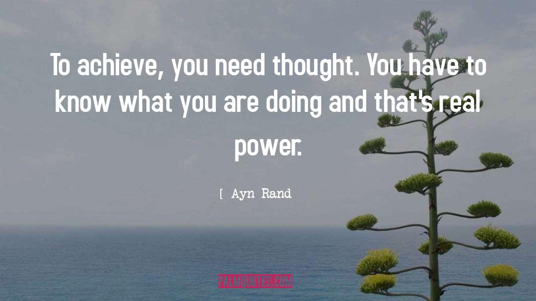 Real Power quotes by Ayn Rand