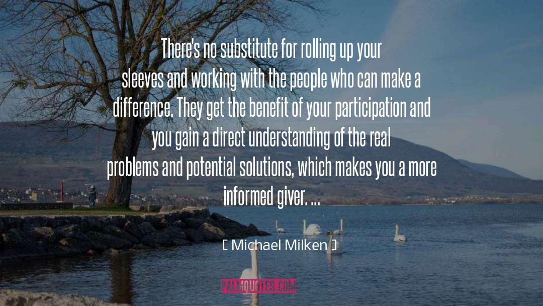 Real Problems quotes by Michael Milken