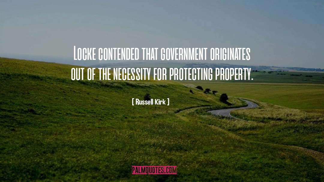 Real Property quotes by Russell Kirk