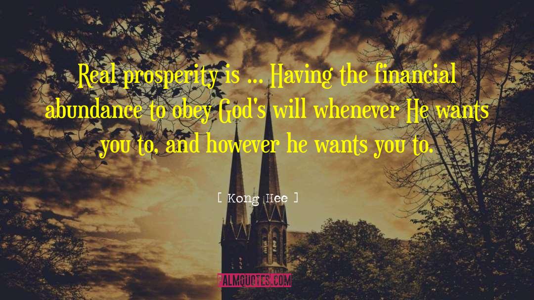 Real Prosperity quotes by Kong Hee