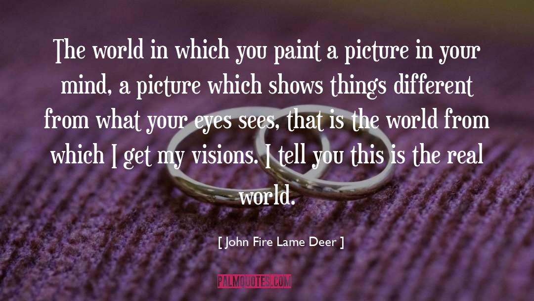 Real Questions quotes by John Fire Lame Deer