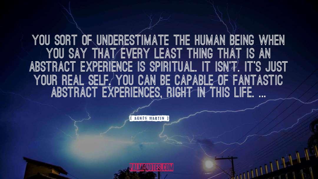 Real Self quotes by Agnes Martin