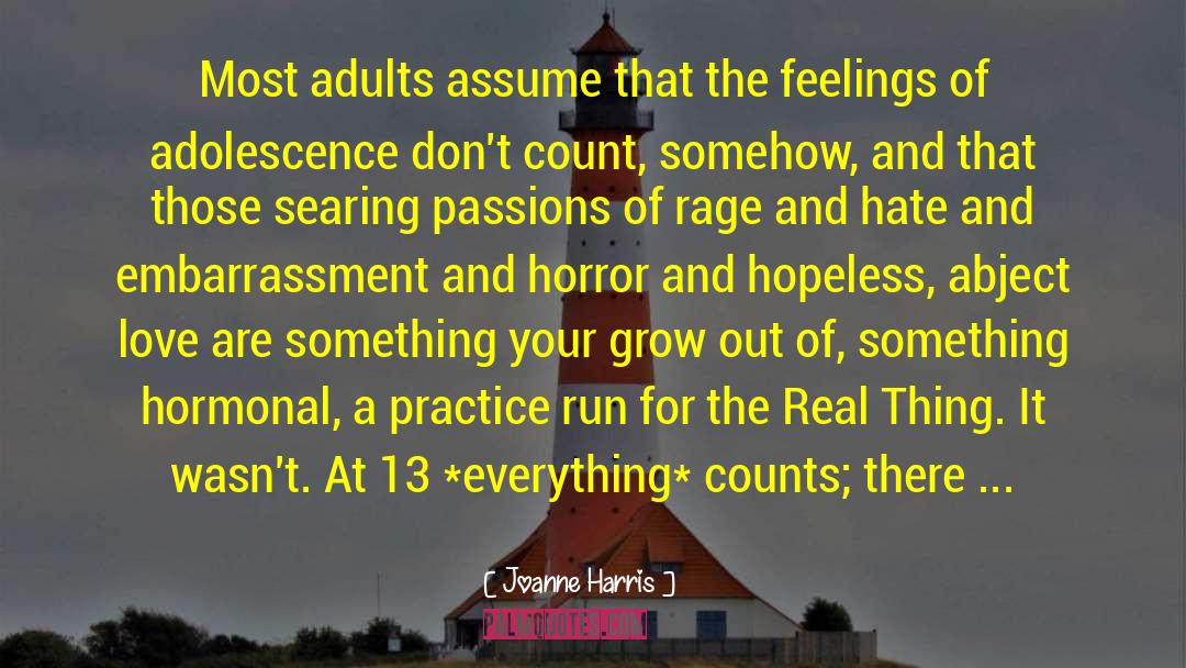Real Stuff quotes by Joanne Harris