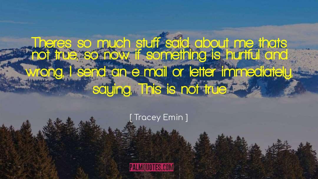 Real Stuff quotes by Tracey Emin