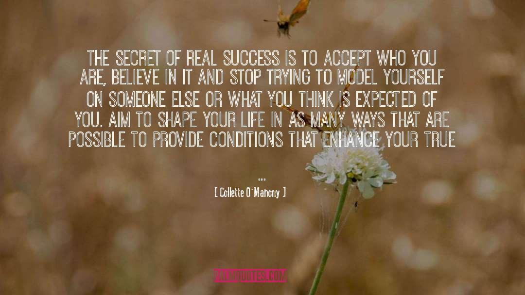 Real Success quotes by Collette O'Mahony