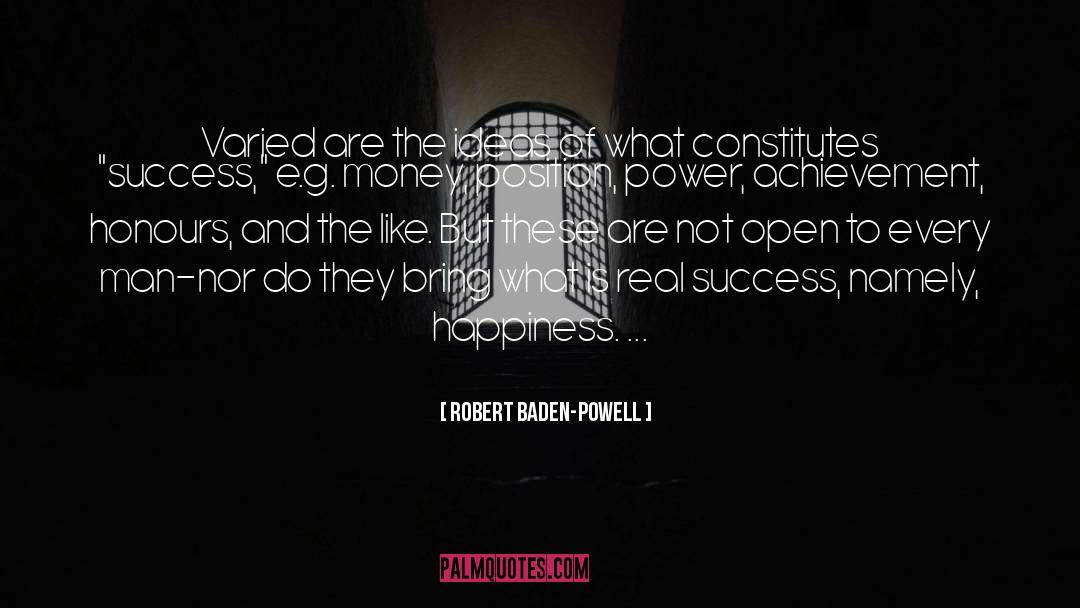 Real Success quotes by Robert Baden-Powell