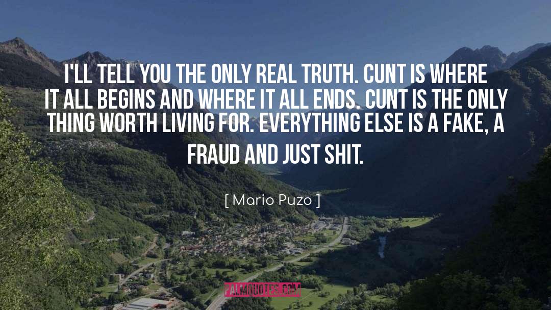 Real Truth quotes by Mario Puzo