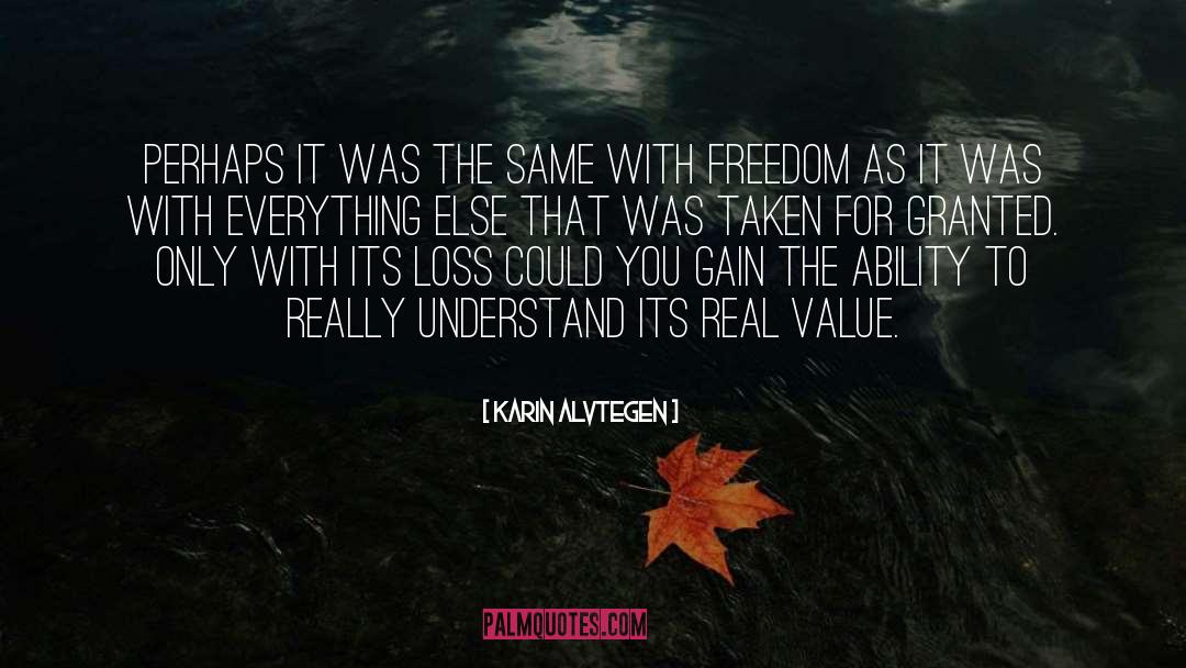 Real Value quotes by Karin Alvtegen