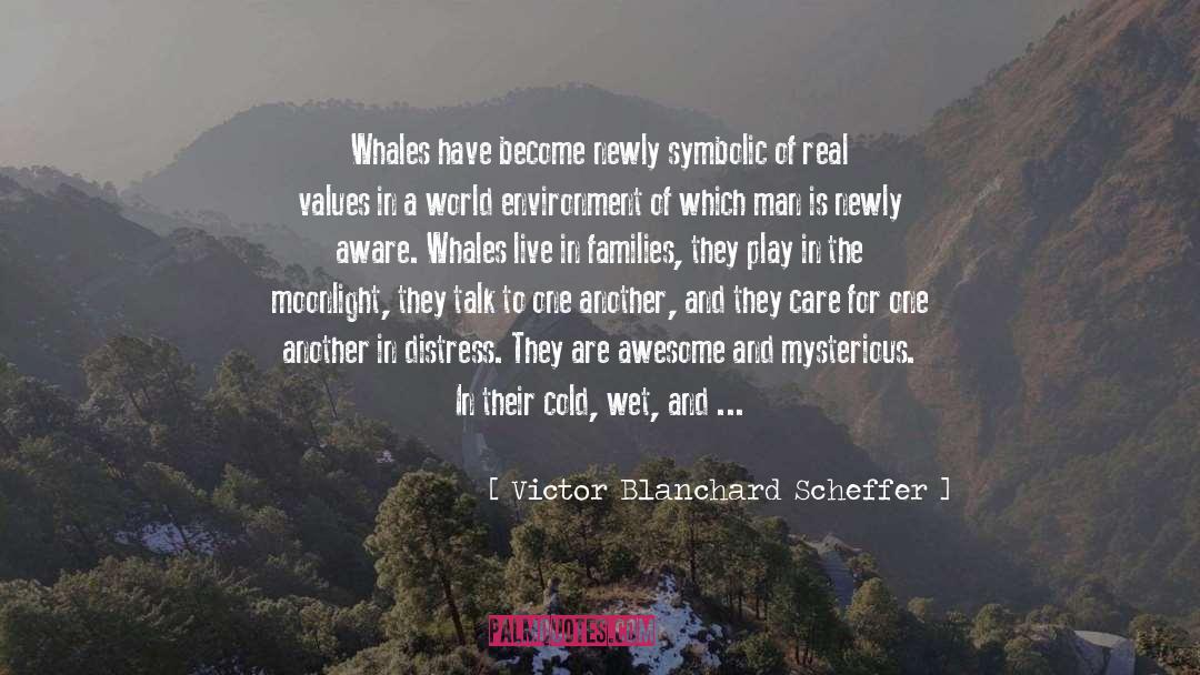 Real Values quotes by Victor Blanchard Scheffer