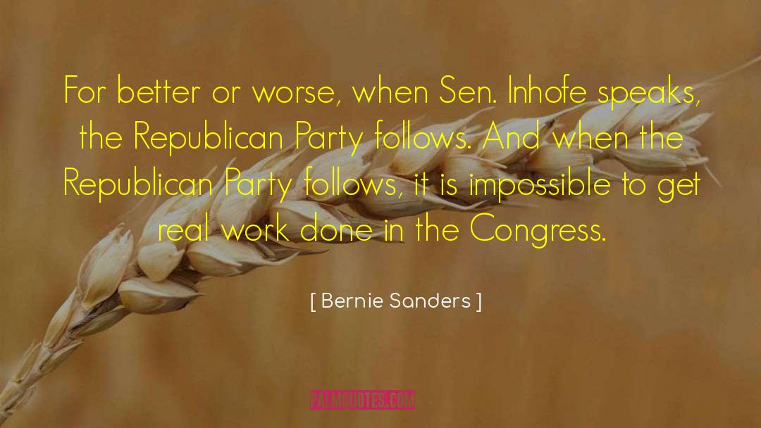Real Work quotes by Bernie Sanders