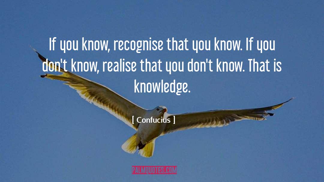 Realise quotes by Confucius