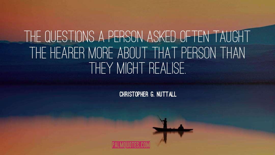 Realise quotes by Christopher G. Nuttall