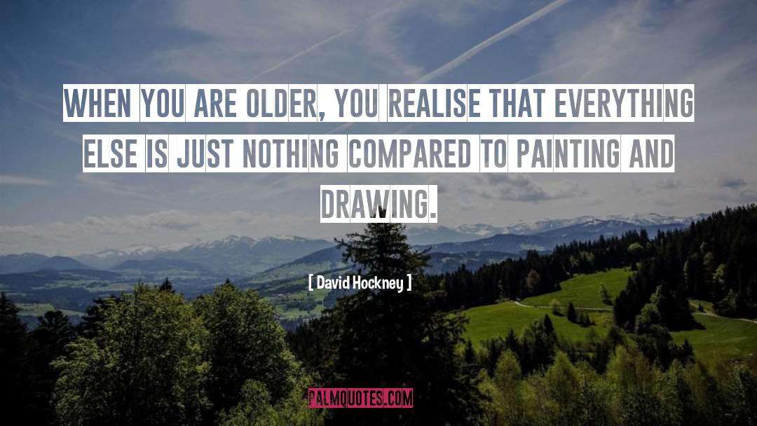 Realising quotes by David Hockney