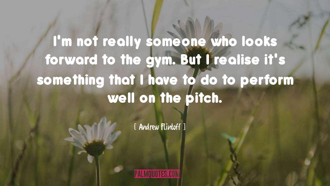 Realising quotes by Andrew Flintoff