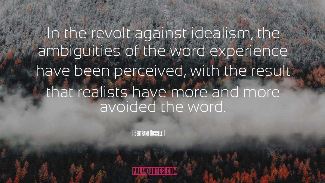 Realists quotes by Bertrand Russell