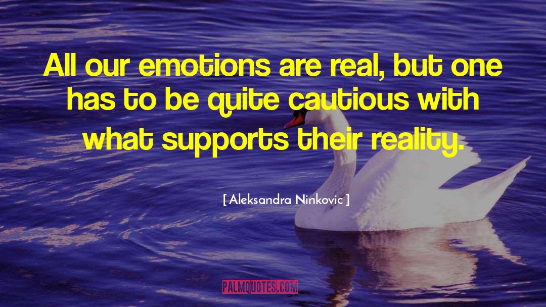 Reality Check quotes by Aleksandra Ninkovic