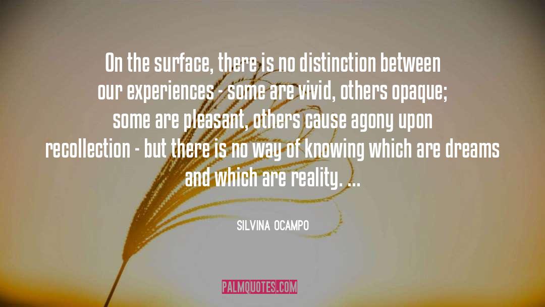 Reality Dreams quotes by Silvina Ocampo