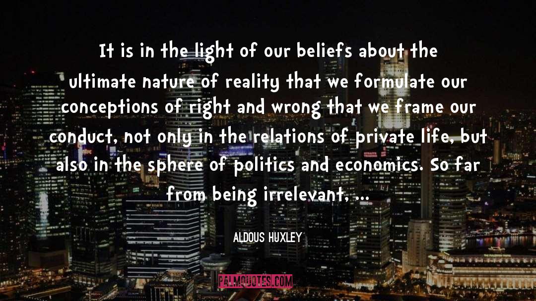 Reality Epistemology quotes by Aldous Huxley